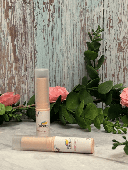 Yasme organic rose lip tint